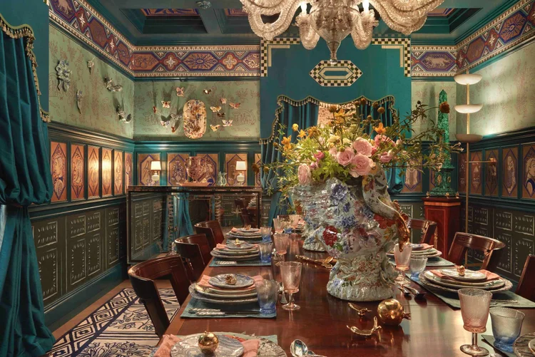 The Rug Company Dining Room by Ken Fulk