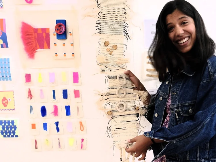 GREEN GRAD Yahvi Duggal exhibiting with Talking Textiles