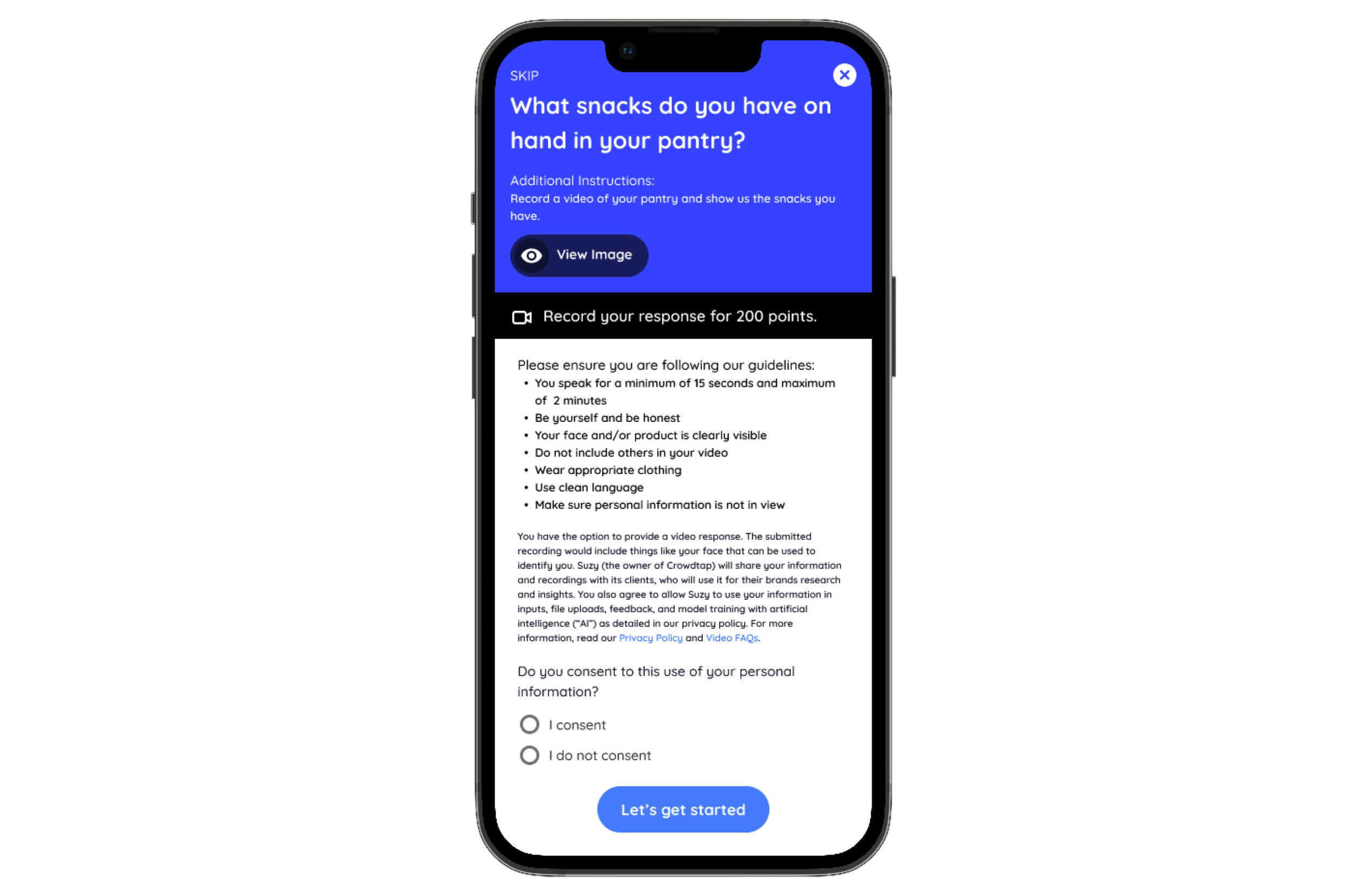 Crowdtap Video Response product design case study