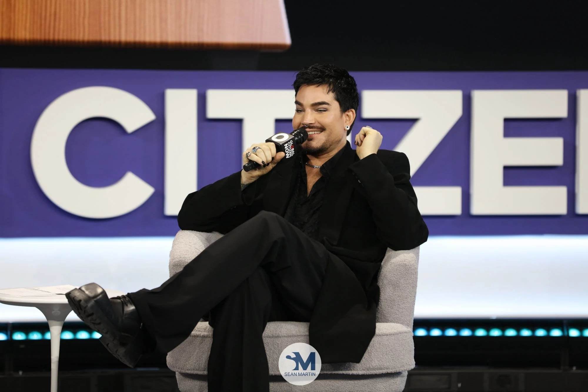 Adam Lambert in conversation with Hugh Evans at Global Citizen NOW: NYC 2026
