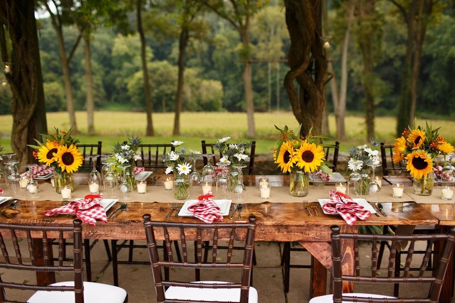 Barnes Farmhouse chairs setup for event