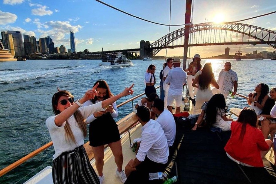 Yacht party on Sydney Harbour