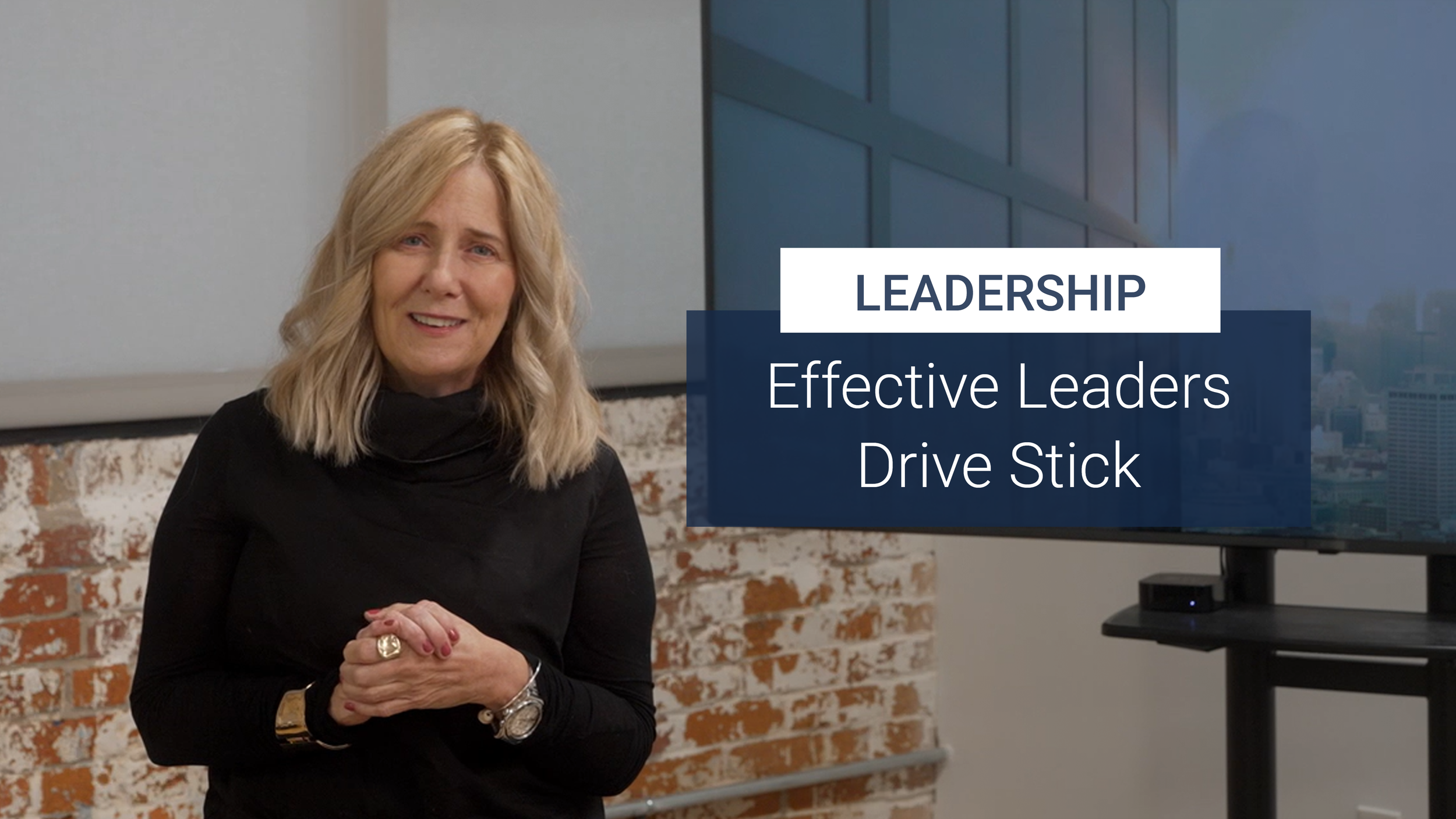 Effective Leaders Drive Stick
