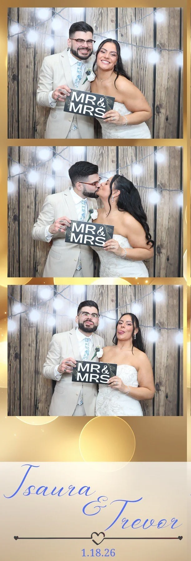 Photo booth setup details