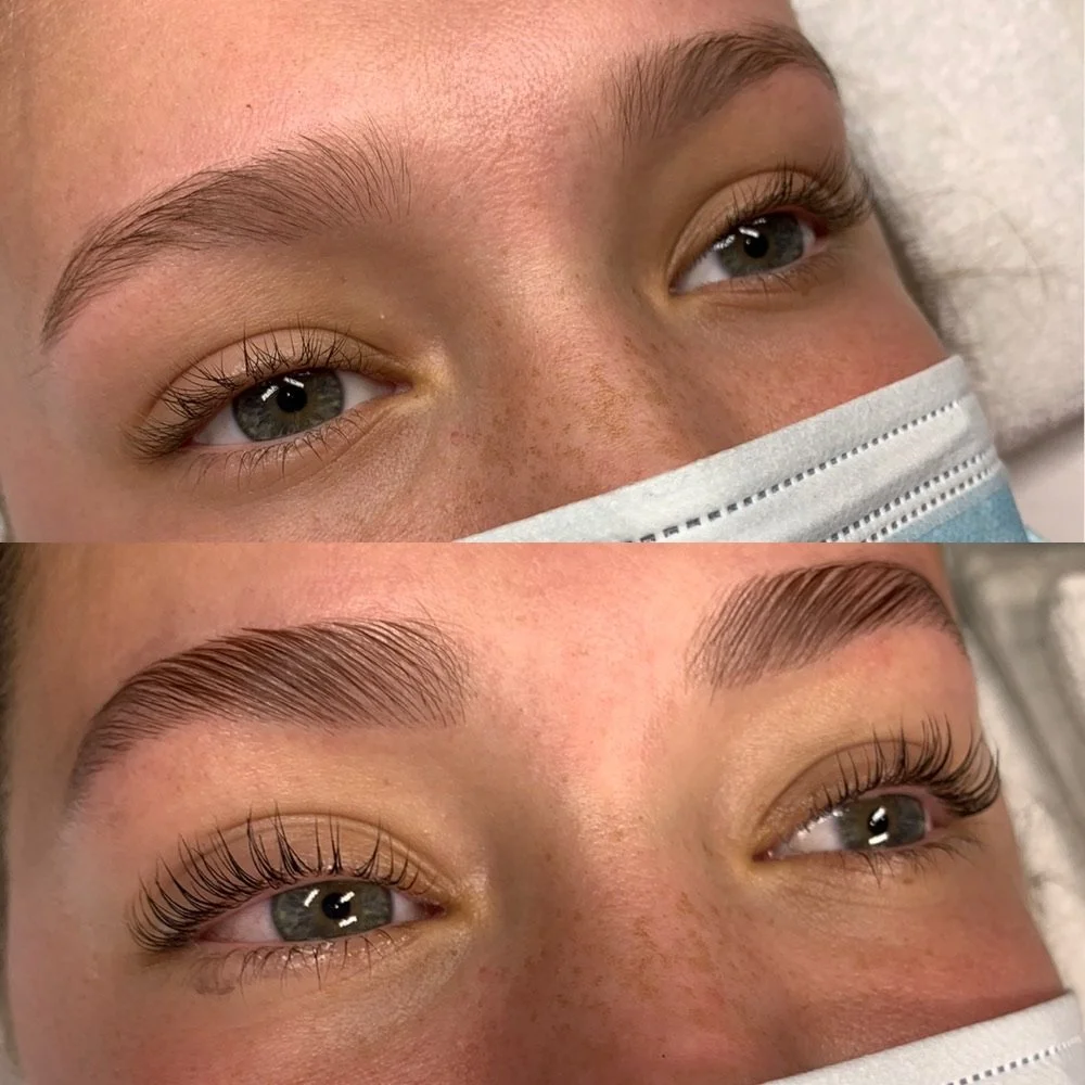 Lash and brow lift