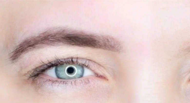 Deep, defined brows after a brow tint.