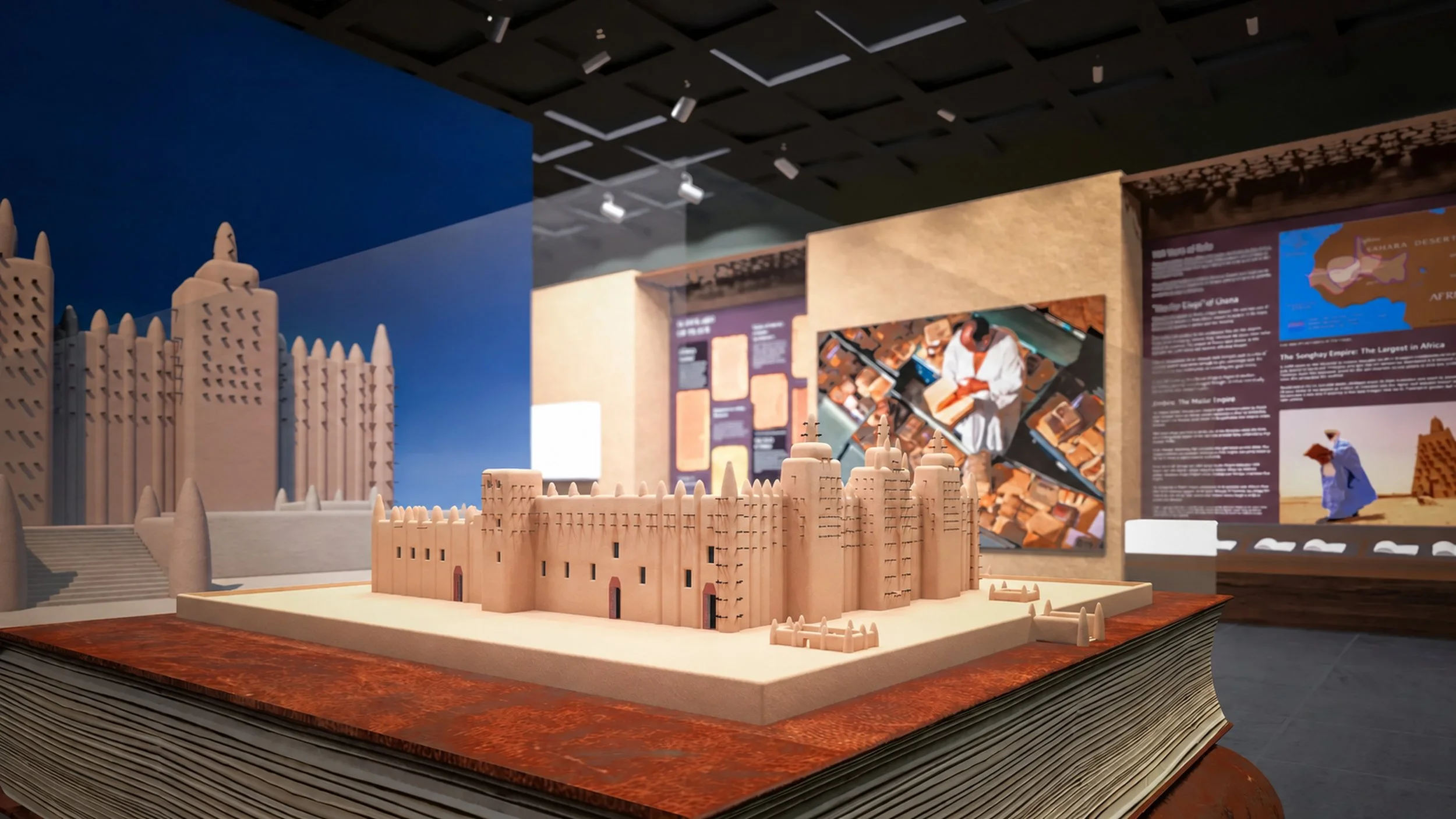 The Legacy of Timbuktu museum installation