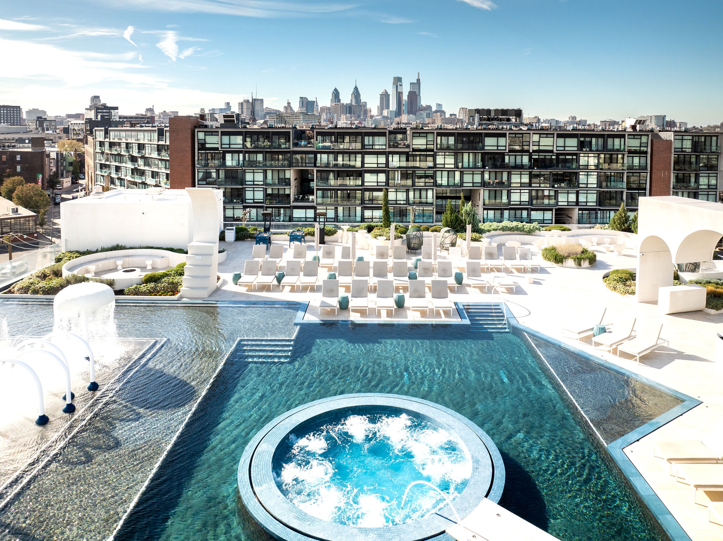 Aerial - Aqua Foro Rooftop Pool
