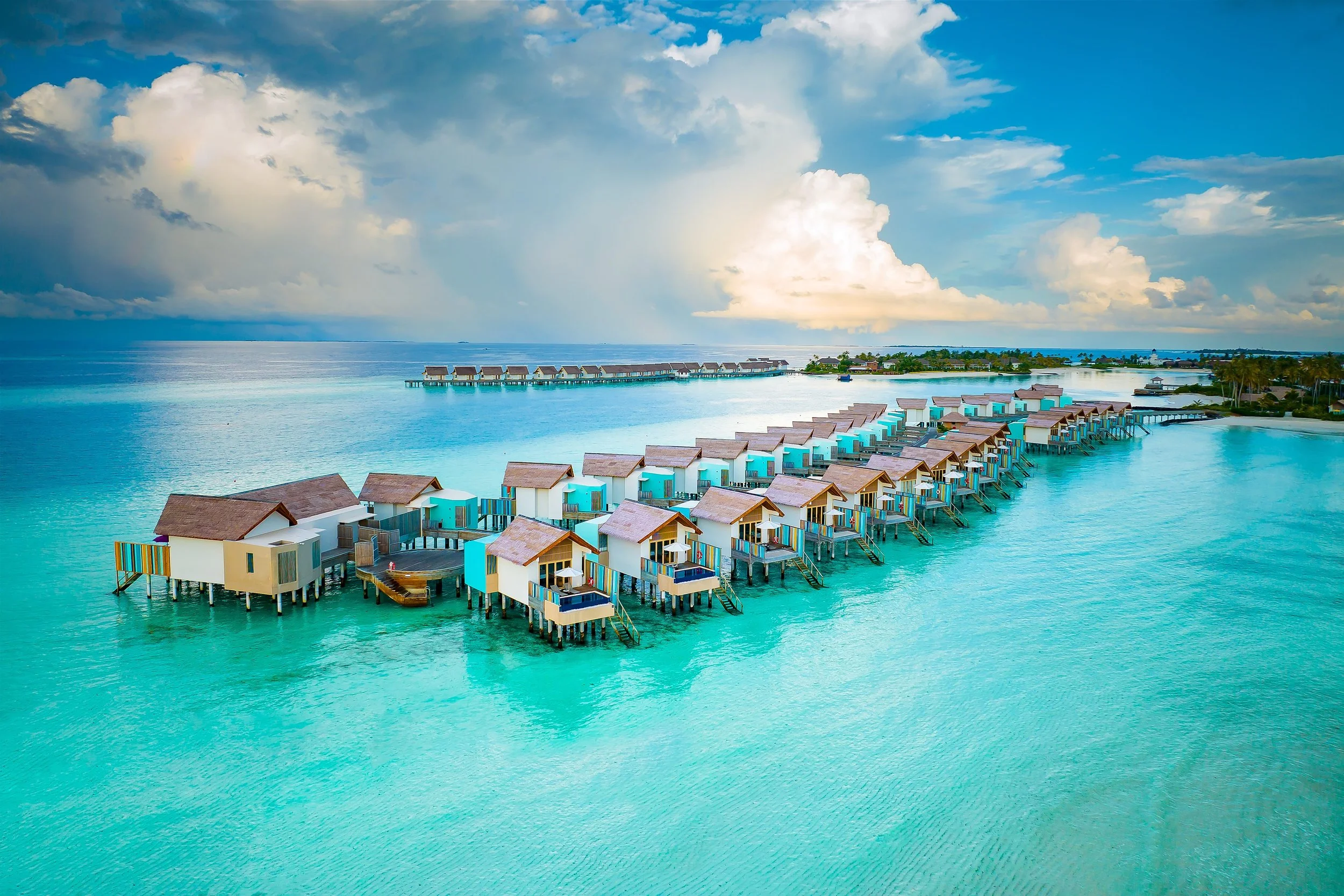 Aerial - Hard Rock Resort, Maldives