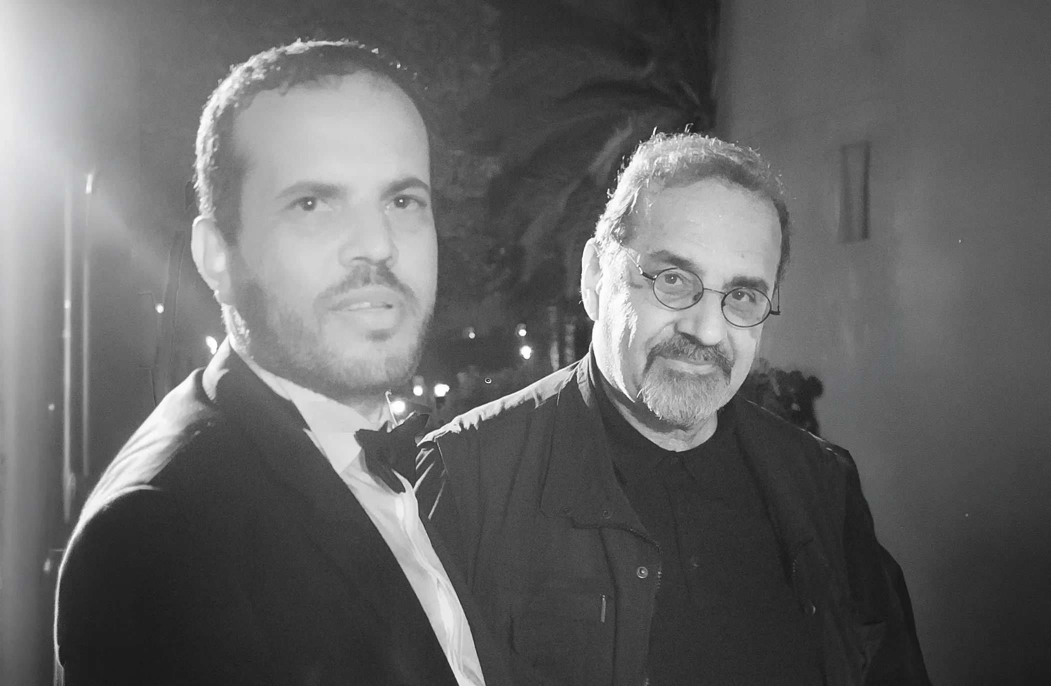 Basel Almisshal with master architect Rasem Badran