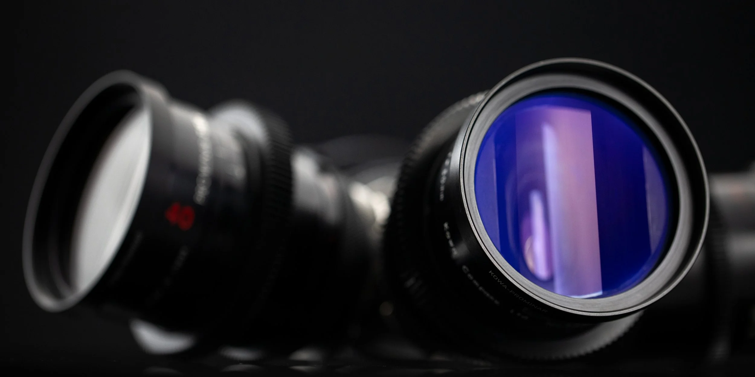 Kowa Prominar 2x Vintage Anamorphic Lenses for Super 35