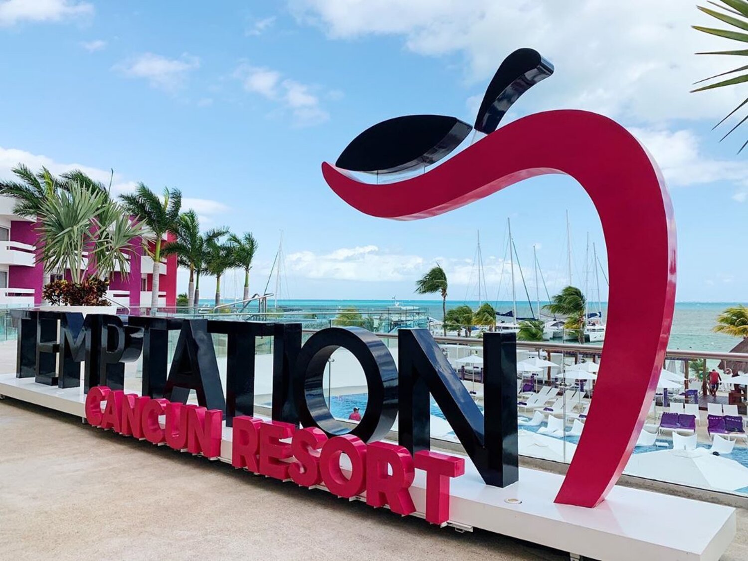 Take a peek inside the topless optional Temptation Cancun Resort. 
