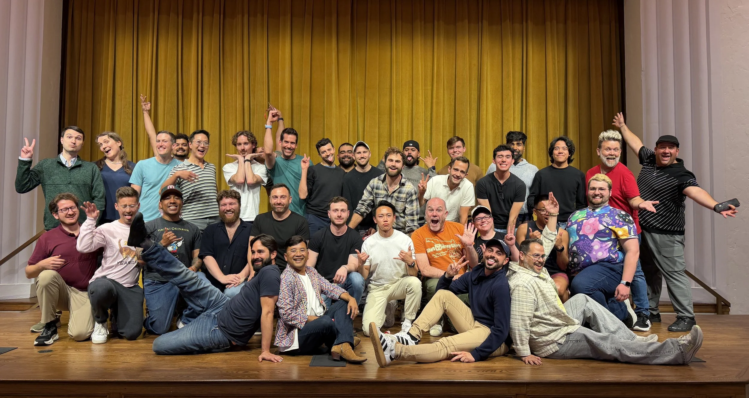 Welcoming the San Francisco Gay Men's Chorus new singers in 2026.