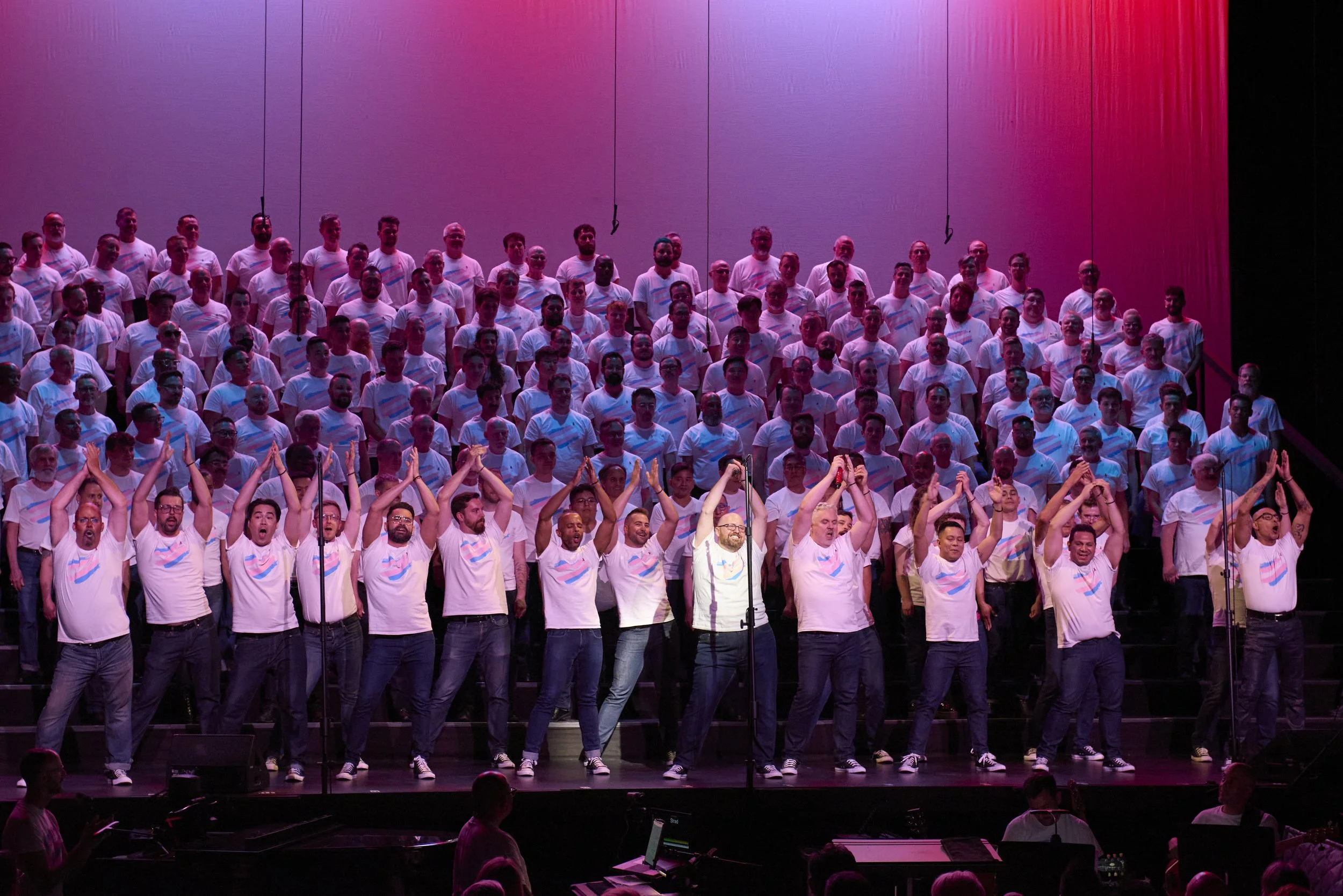 San Francisco Gay Men's Chorus participating in Pride celebrations.