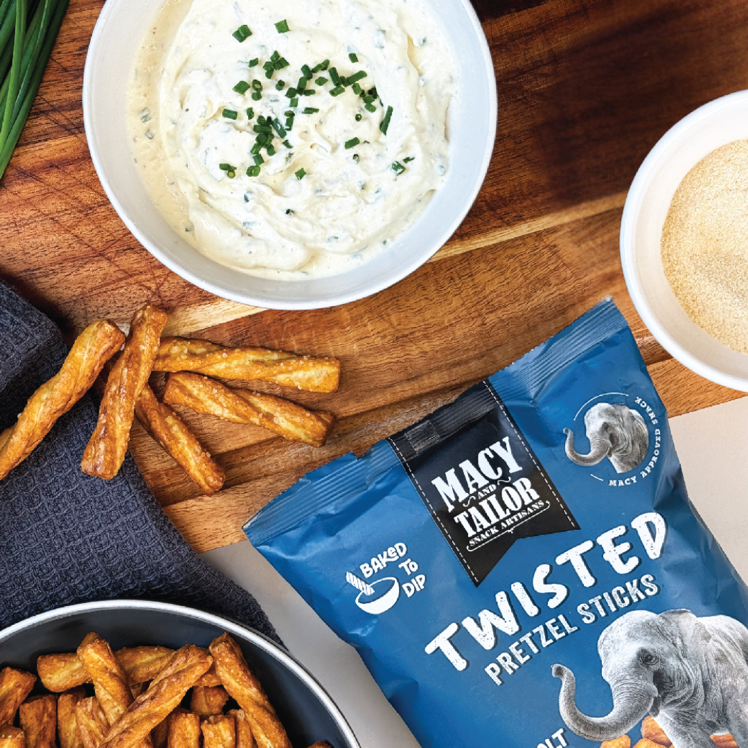 Macy and Tailor Twisted Pretzel Sticks - Sea Salt & Honey