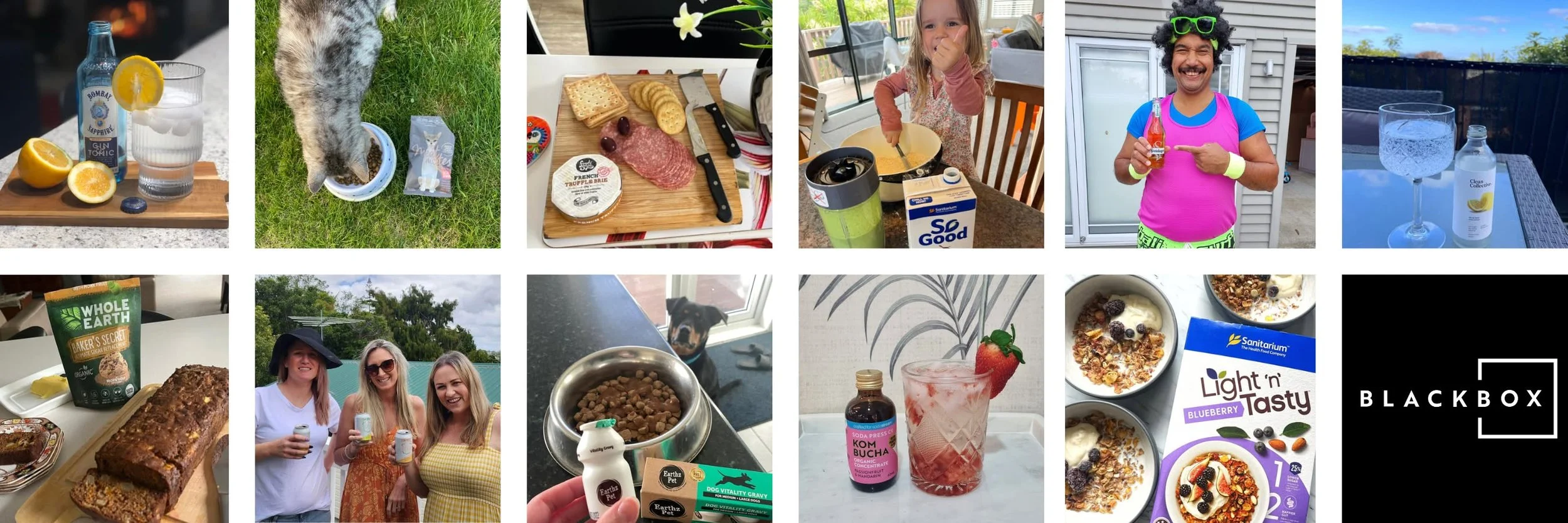 Black Box NZ customers sharing their boxes