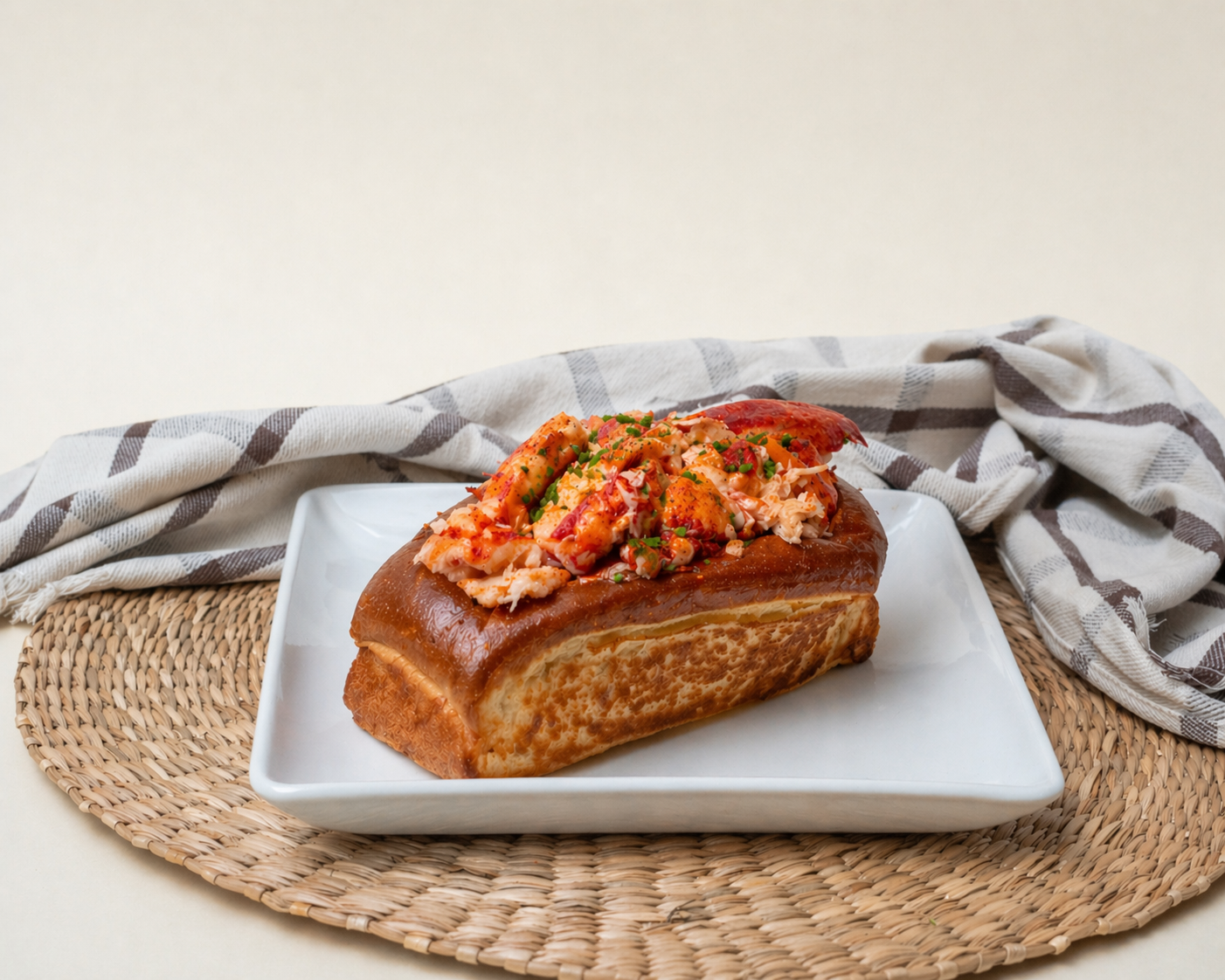 Hot Connecticut-Style Lobster Roll