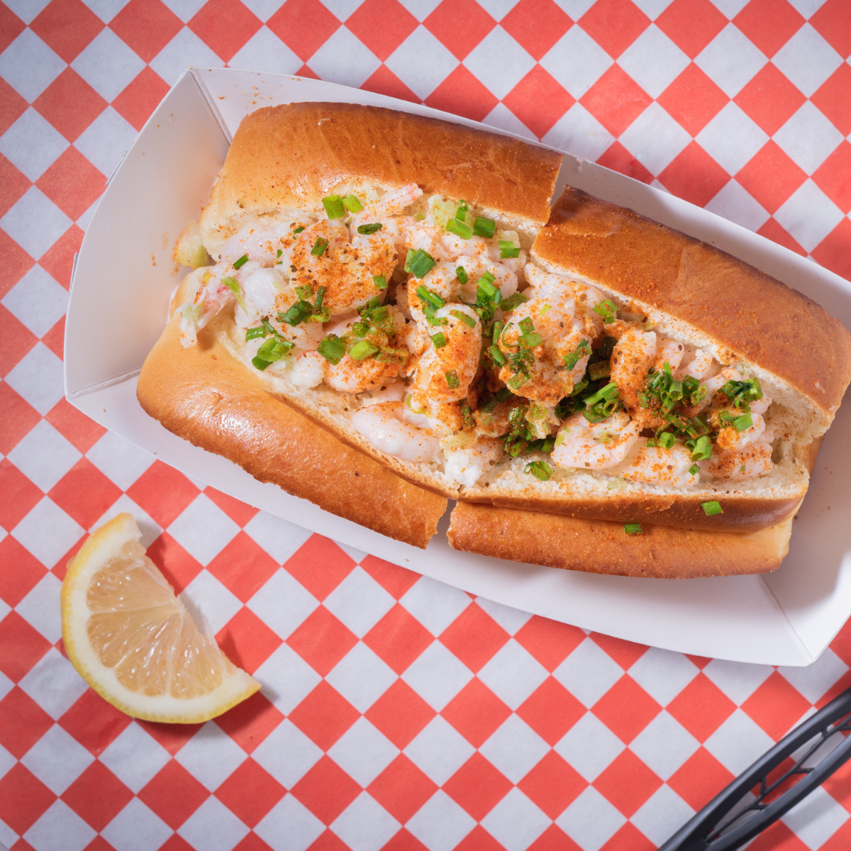 Cold Oregon Bay Shrimp Roll