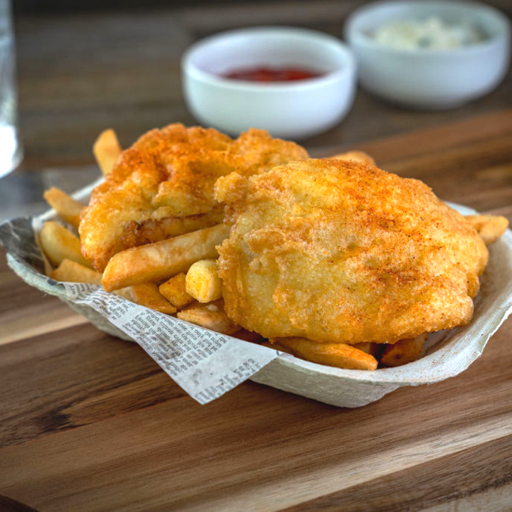 Pacific cod fish and chips
