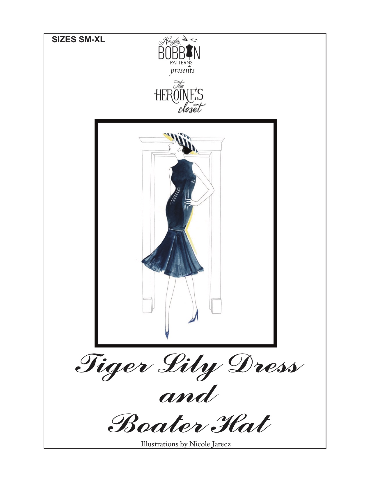 Tiger Lily Dress - All Downloadable Formats — Naughty Bobbin Sewing Patterns