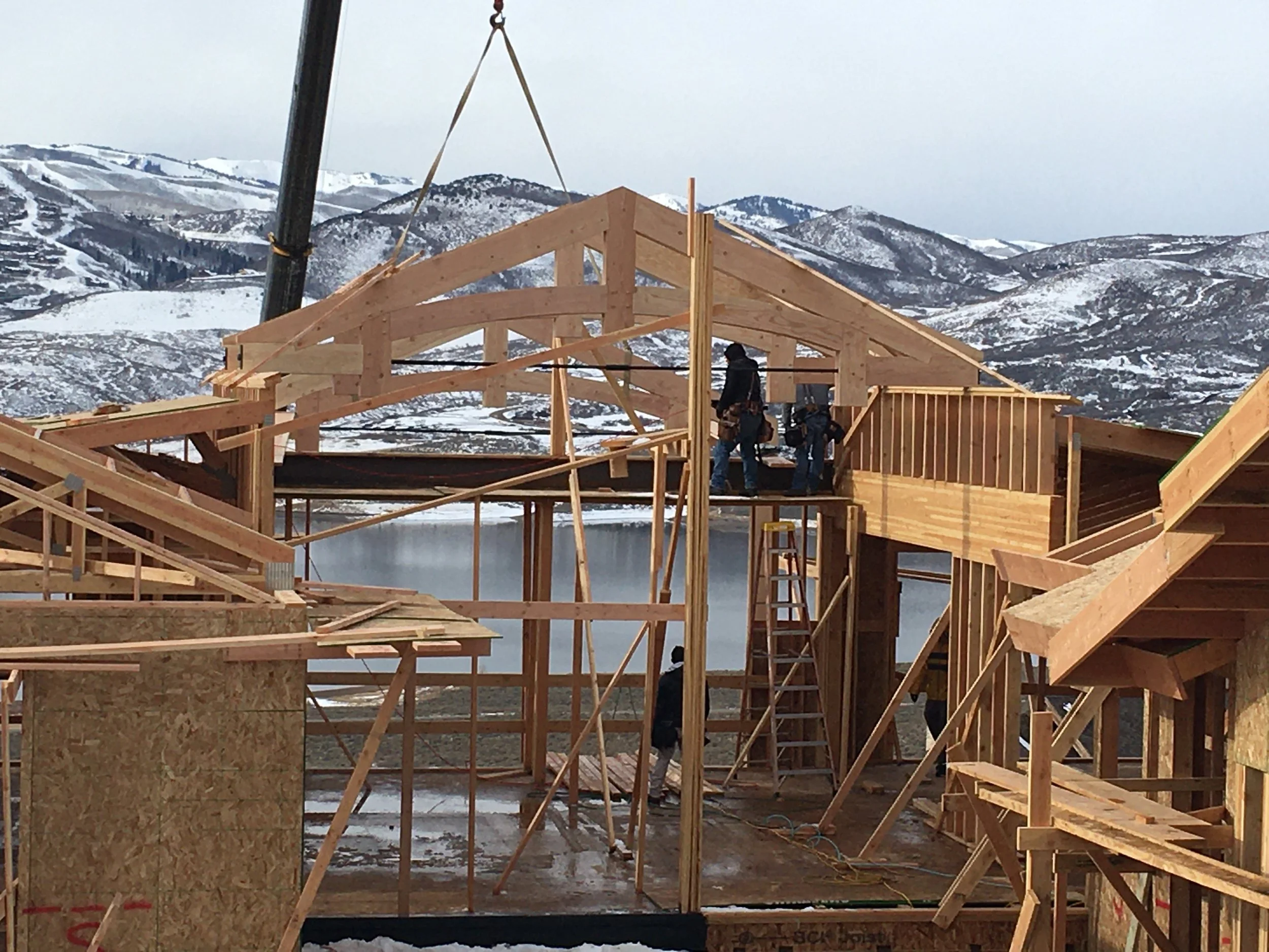 Precision construction management on custom home build