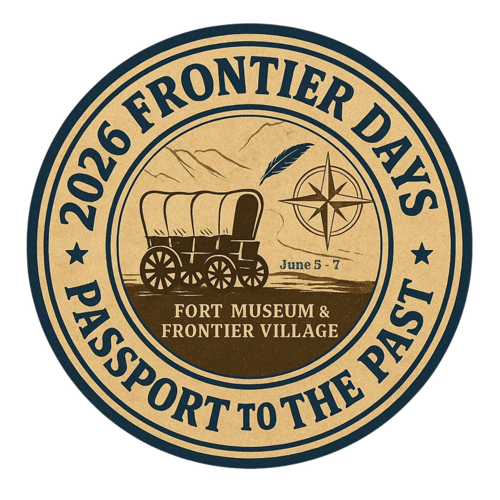 2026 Frontier Days Passport to the Past logo