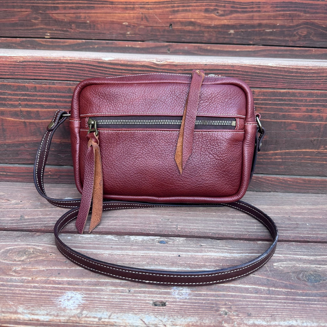 crossbody leather purse