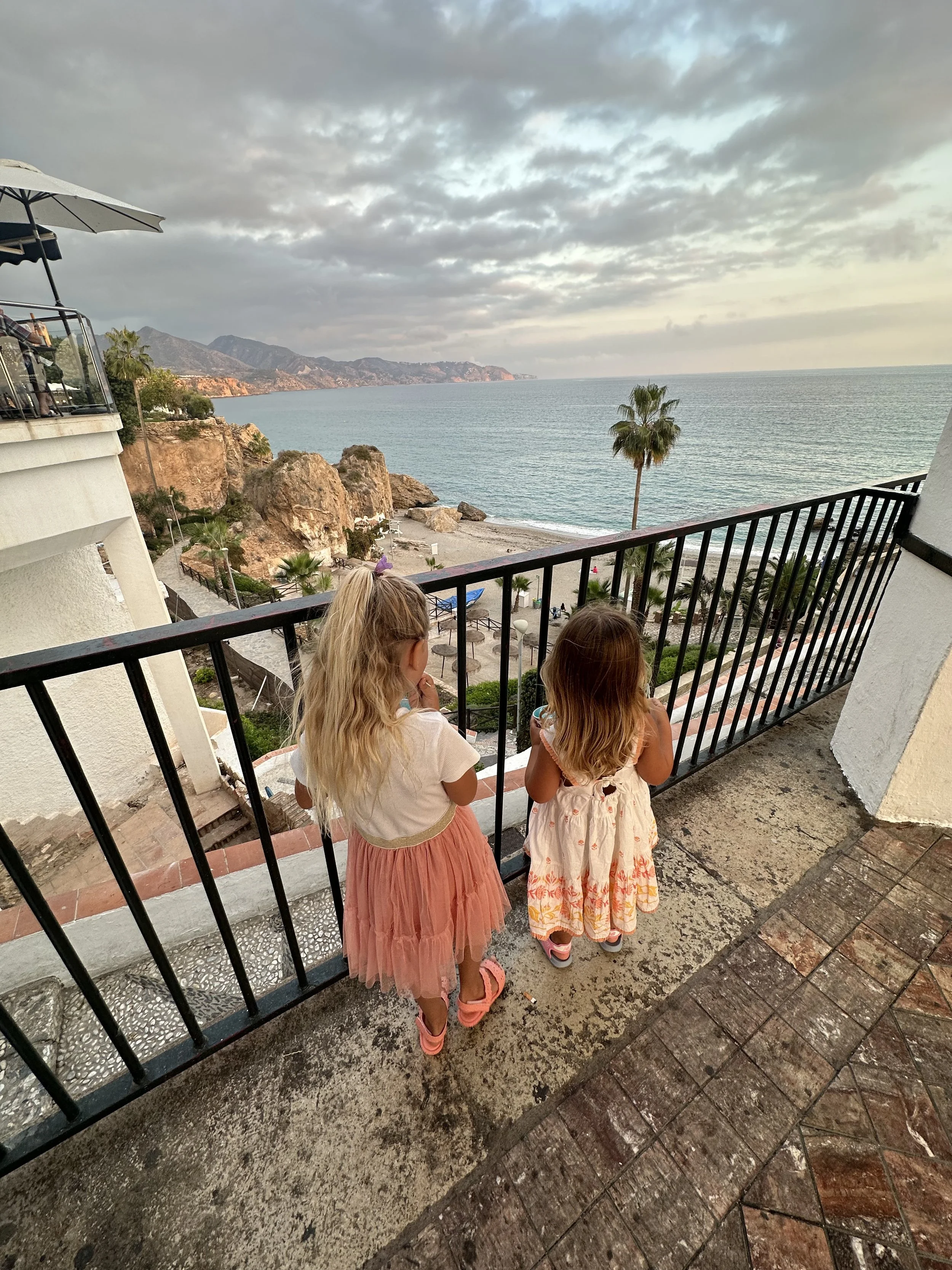 The Fredette Family in Nerja, Spain