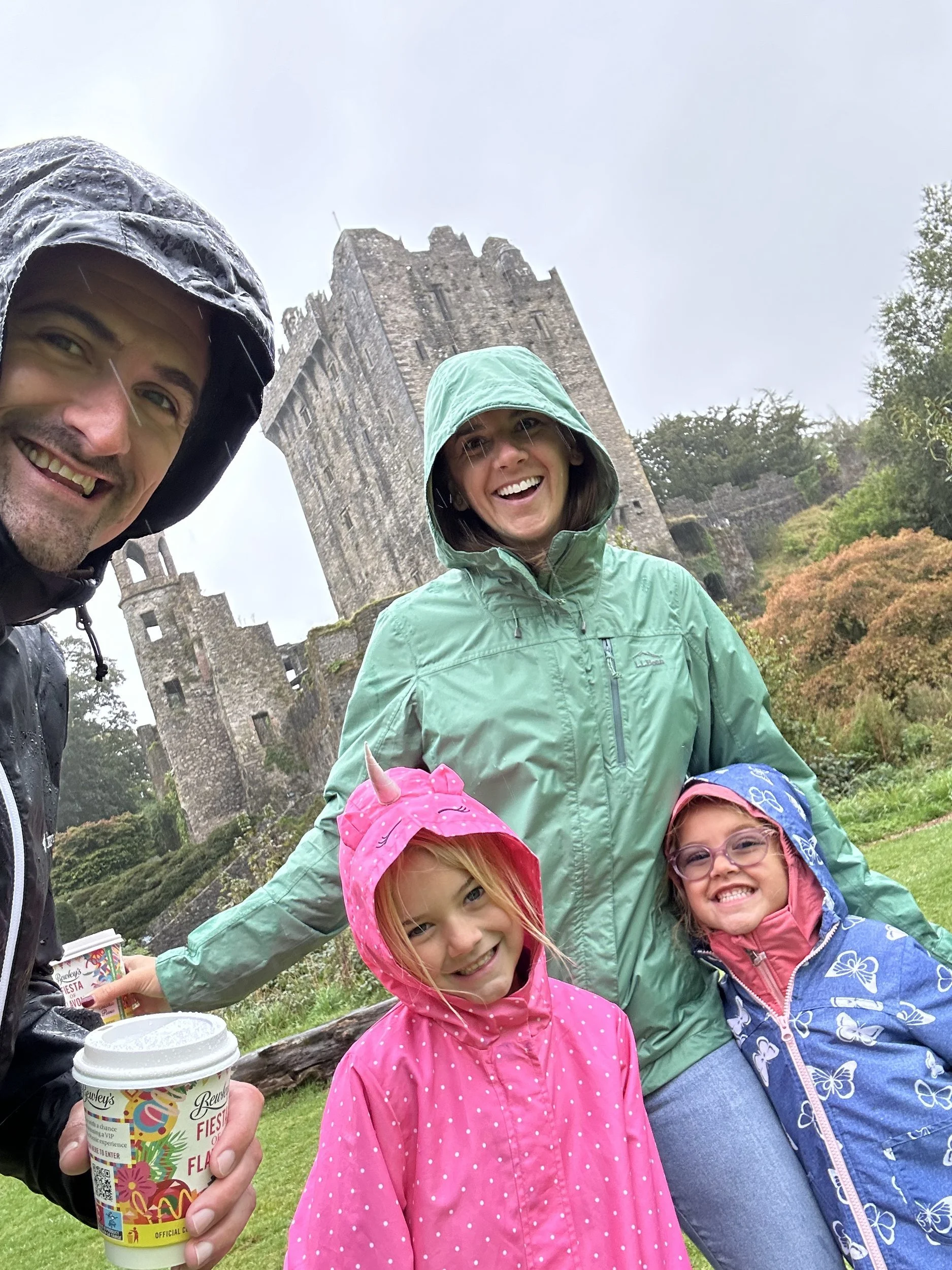 On Ireland's west coast with the kids