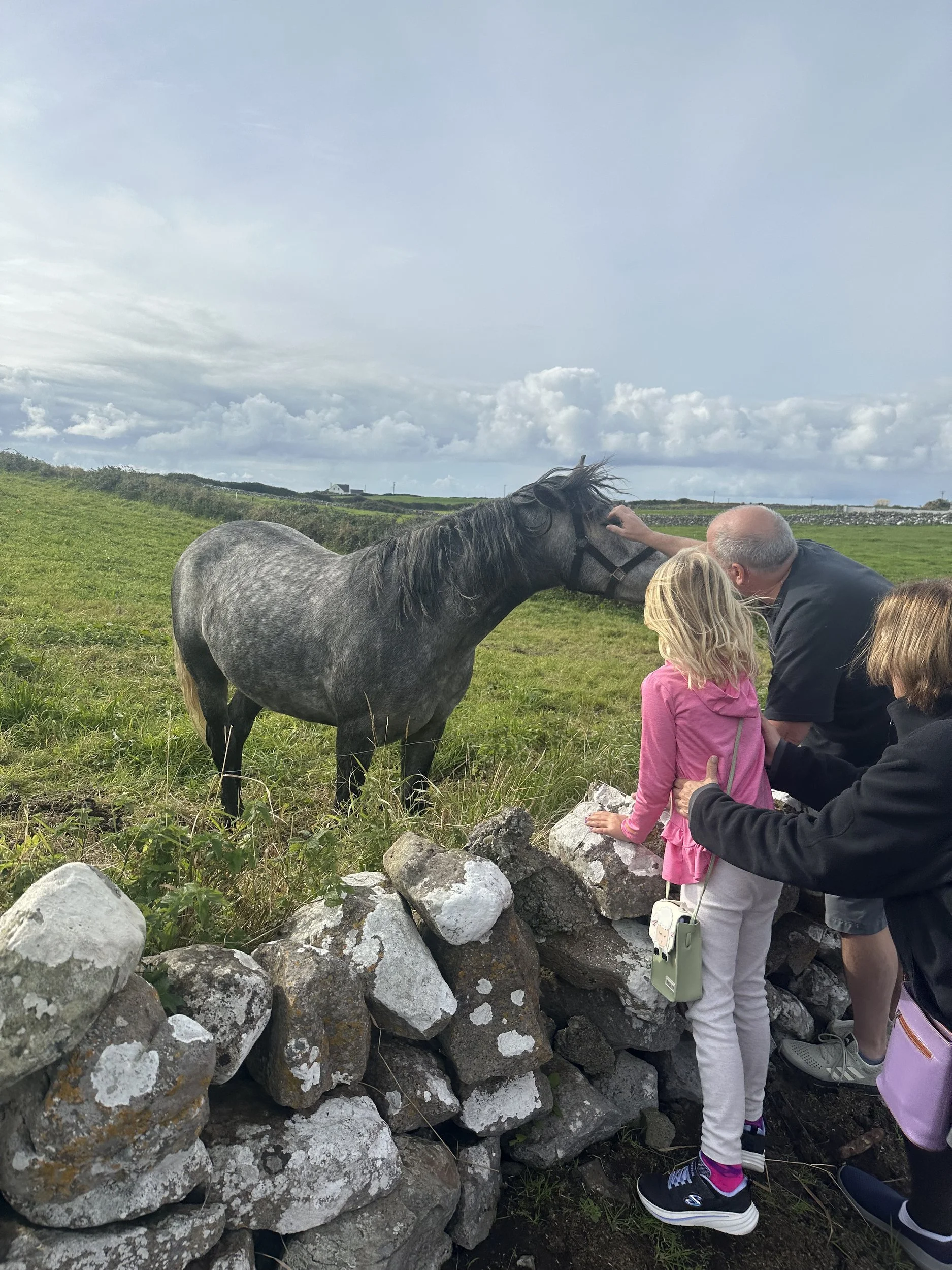 The Fredette family on Ireland's west coast