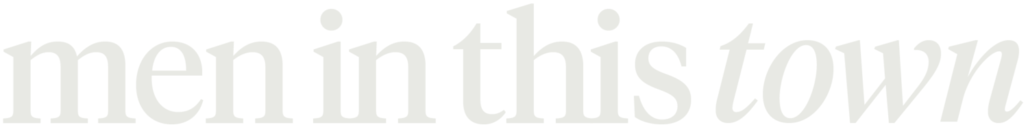 Men In This Town — Men's Street Style Blog, Magazine, Books and Podcast