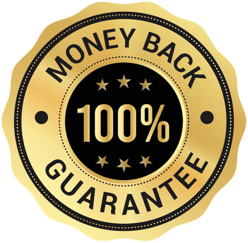 100% Money Back Guarantee