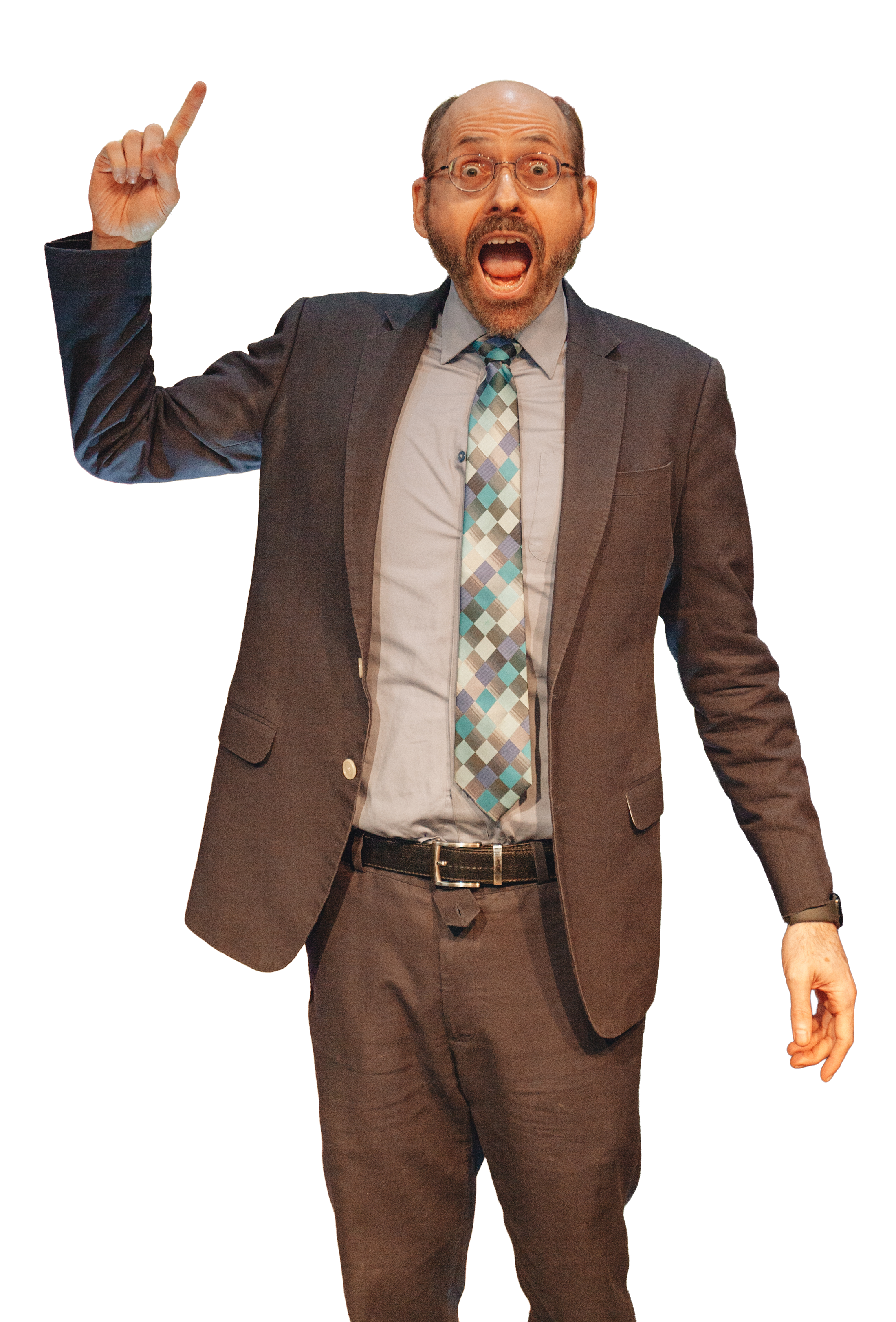 Dr. Michael Greger celebrating a correct answer