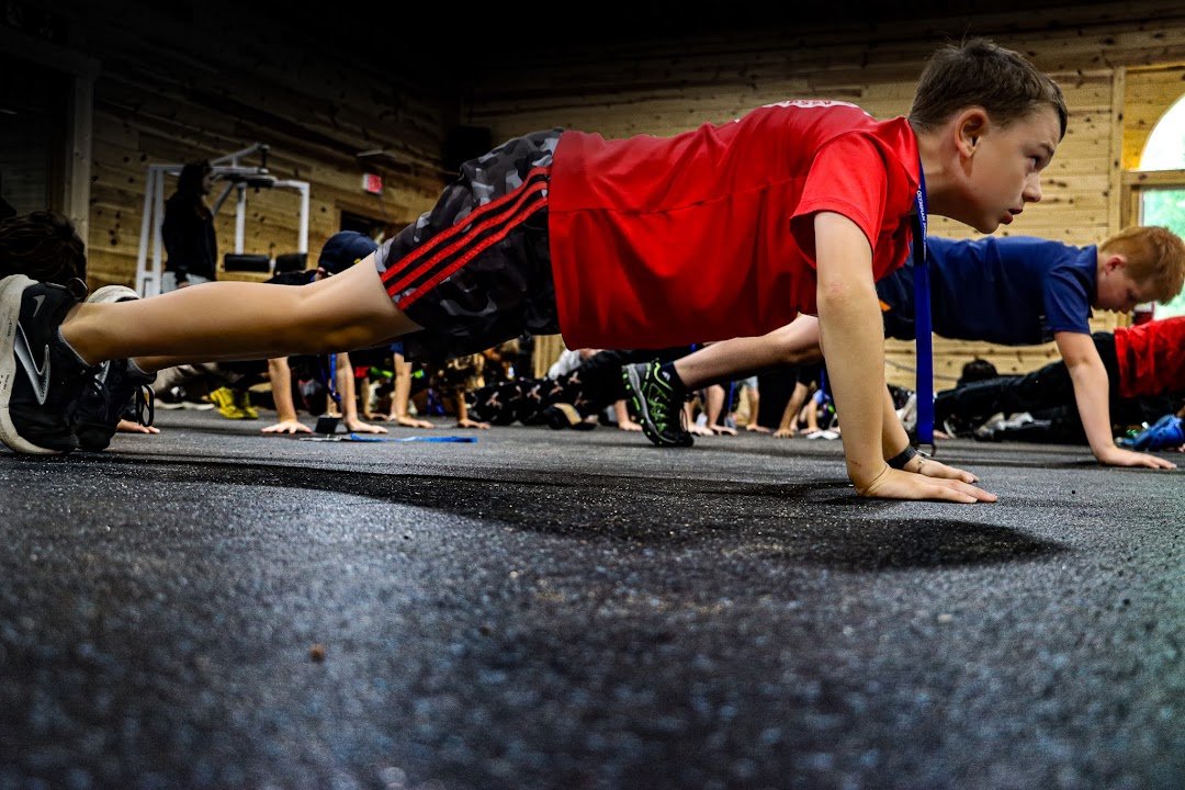 Heartland Hockey Camp weight room and off-ice training