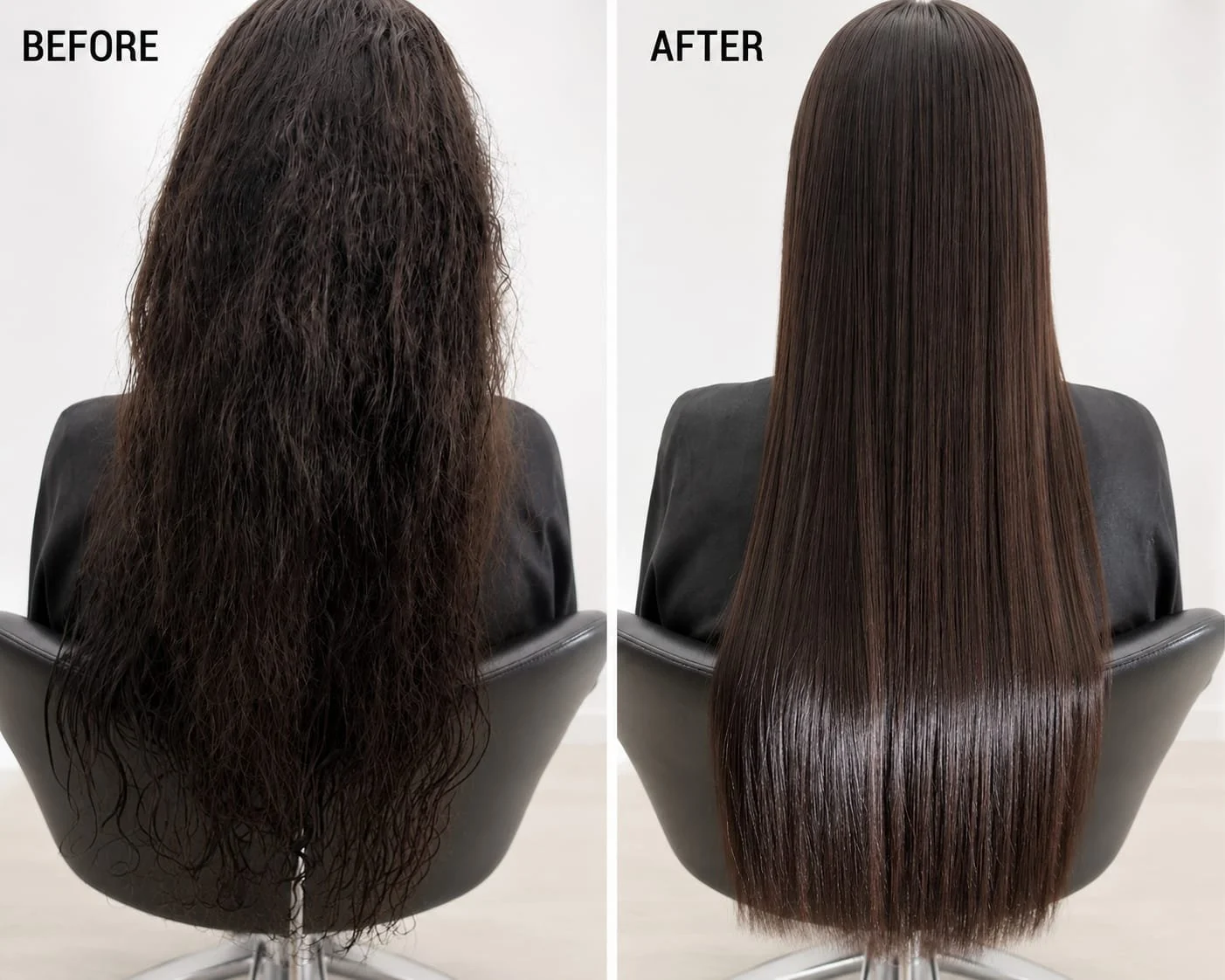 Hair Botox before and after Sydney