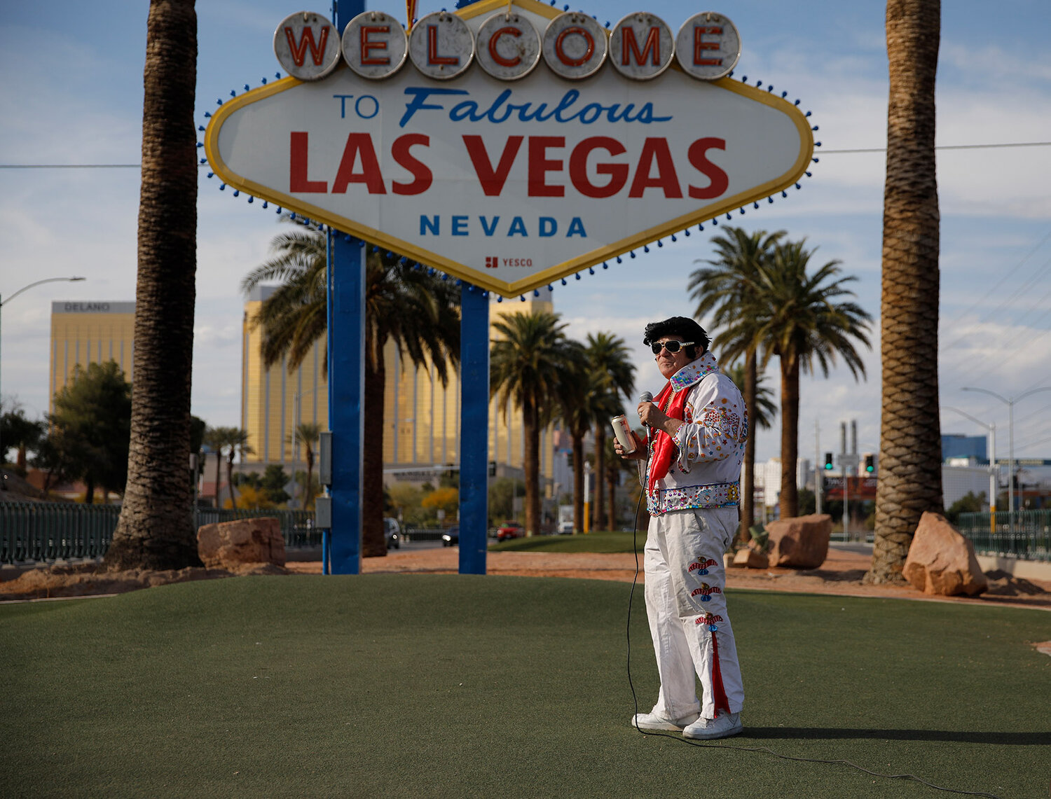 Muted and vacant, Las Vegas struggles to survive shutdown - AP Photos.