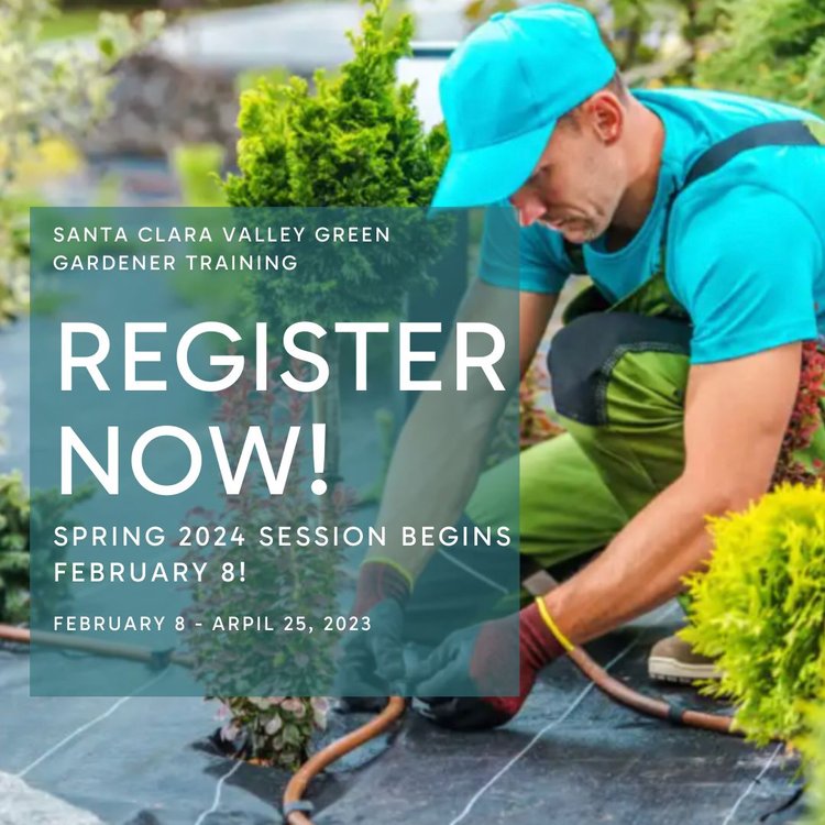 Santa Clara Valley Green Gardener Training February 8 - April 25