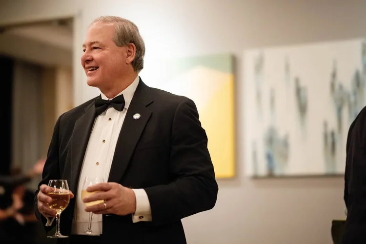 Formal gala guest portrait in a tuxedo at a Greenville SC event by Jack Robert Photo
