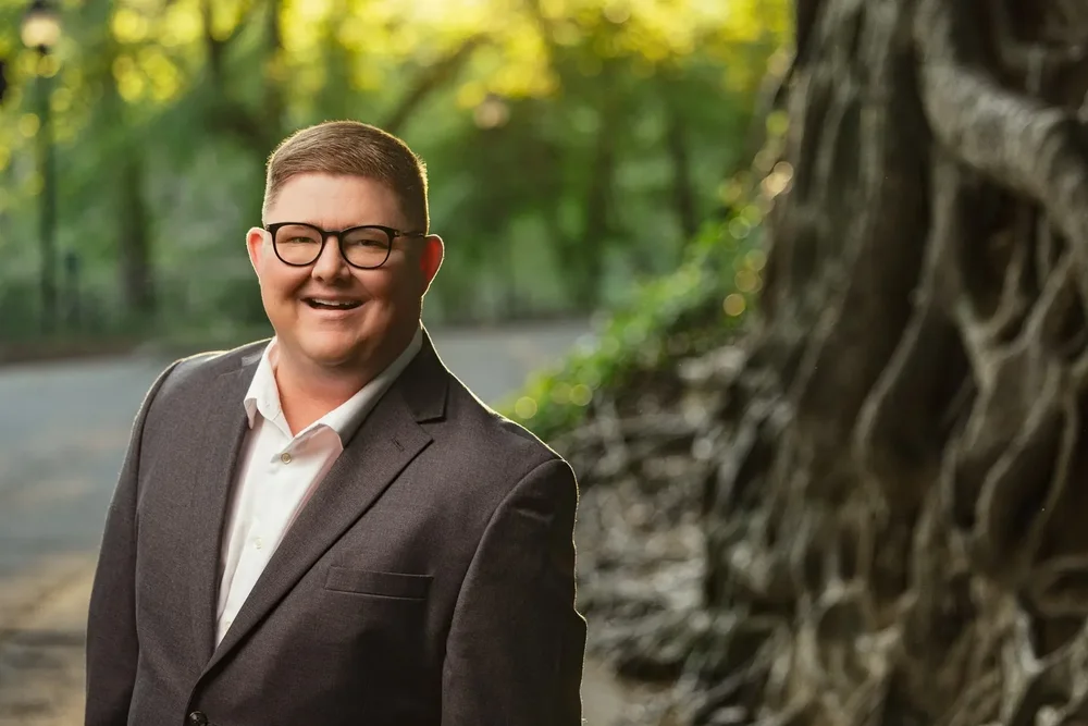 Professional LinkedIn headshot in Greenville SC by Jack Robert Photo