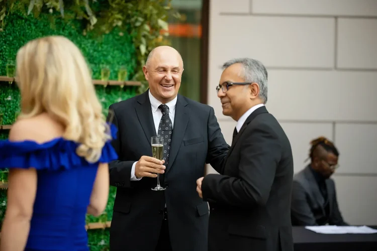 Corporate networking reception photography in Greenville SC by Jack Robert Photo