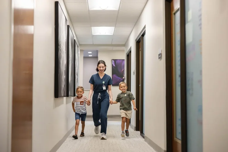 Pediatric clinical trials with friendly medical staff by Jack Robert Photo