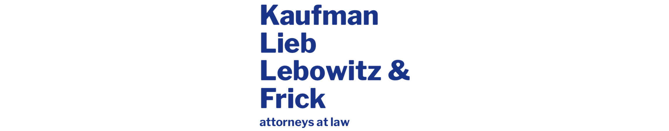 Kaufman Lieb Lebowitz & Frick