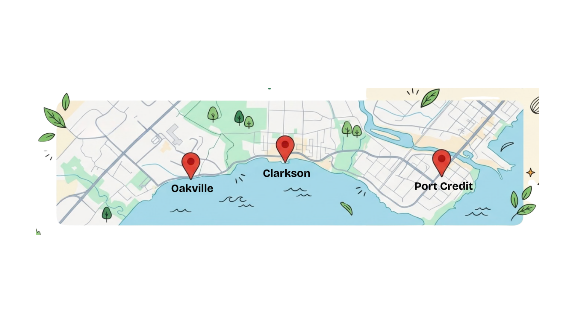 COOKSMART Service Area Map