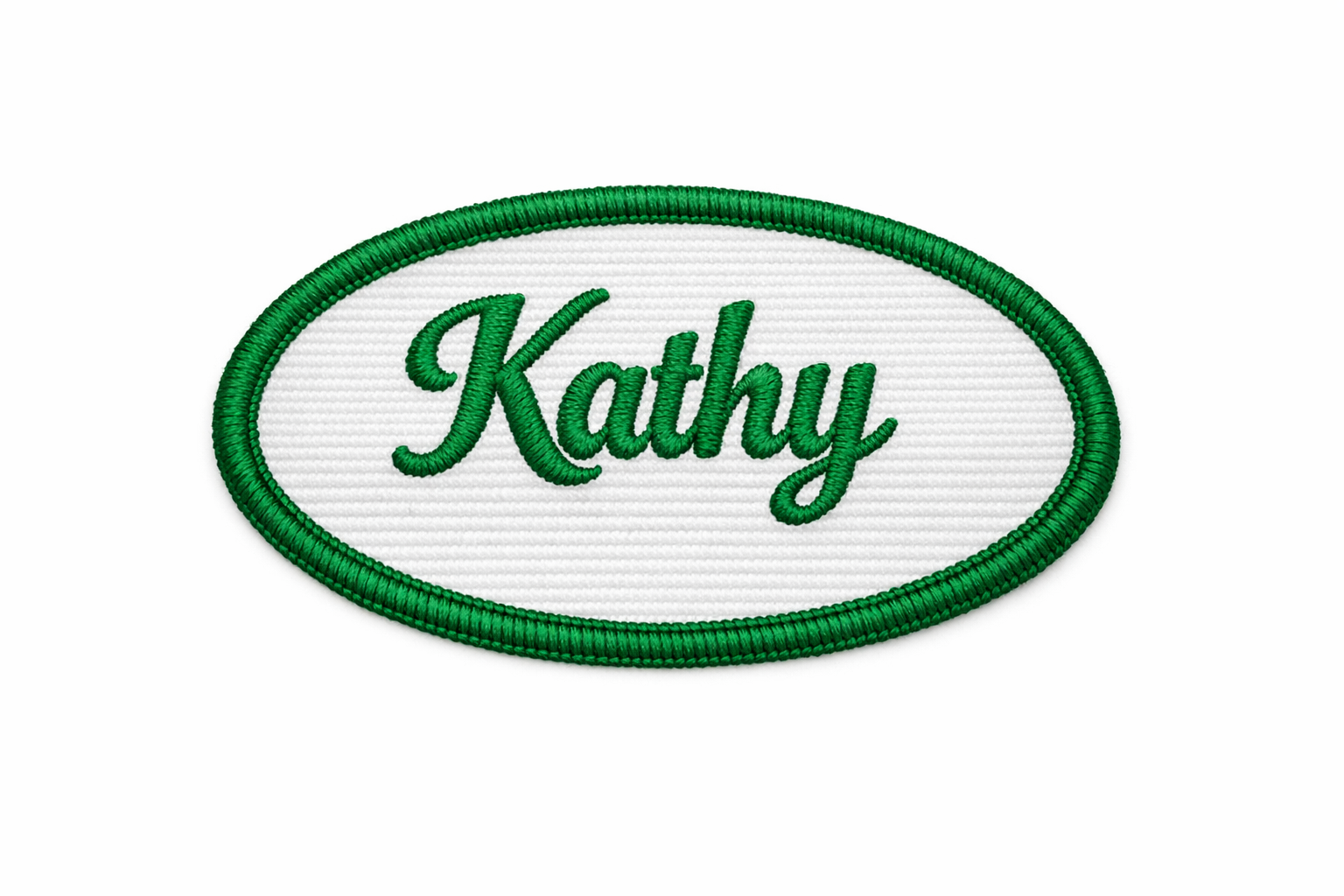 Custom Embroidered Name Badge