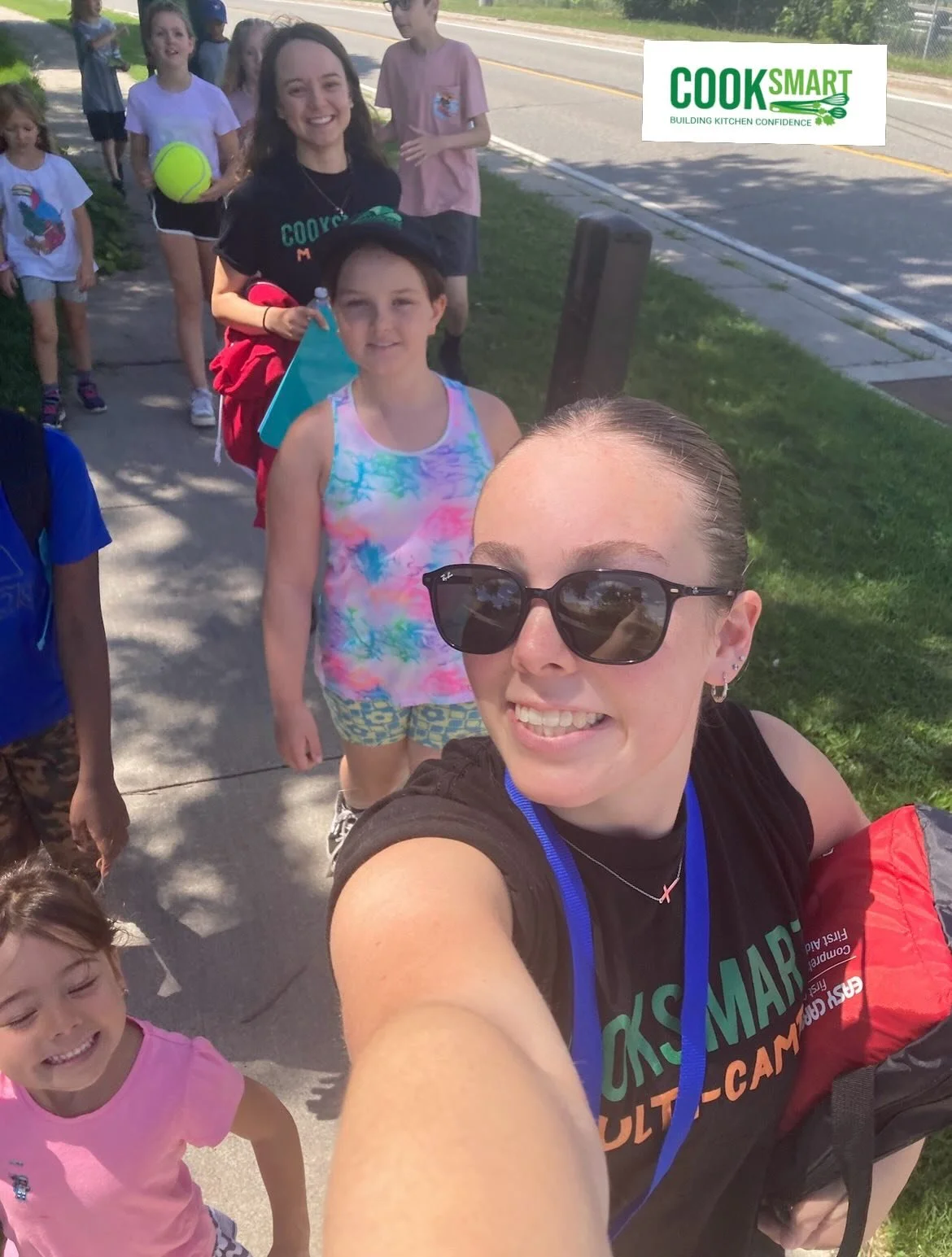 Instructor helping a camper