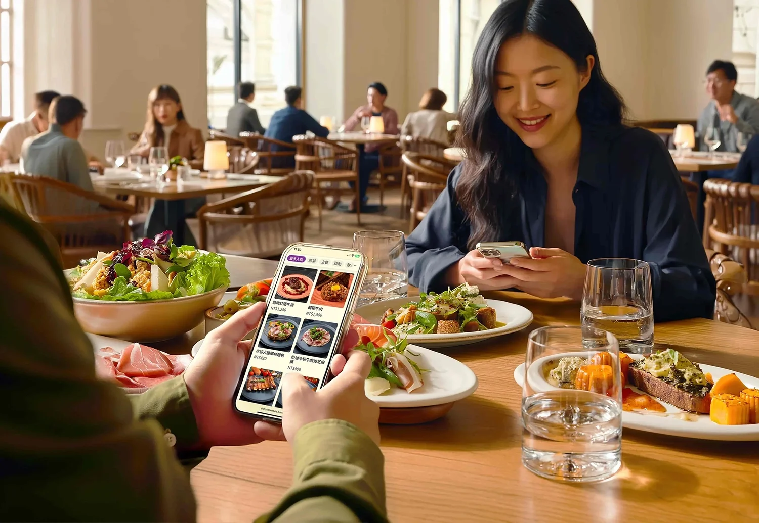 AI 聰明推薦，客人越點越多