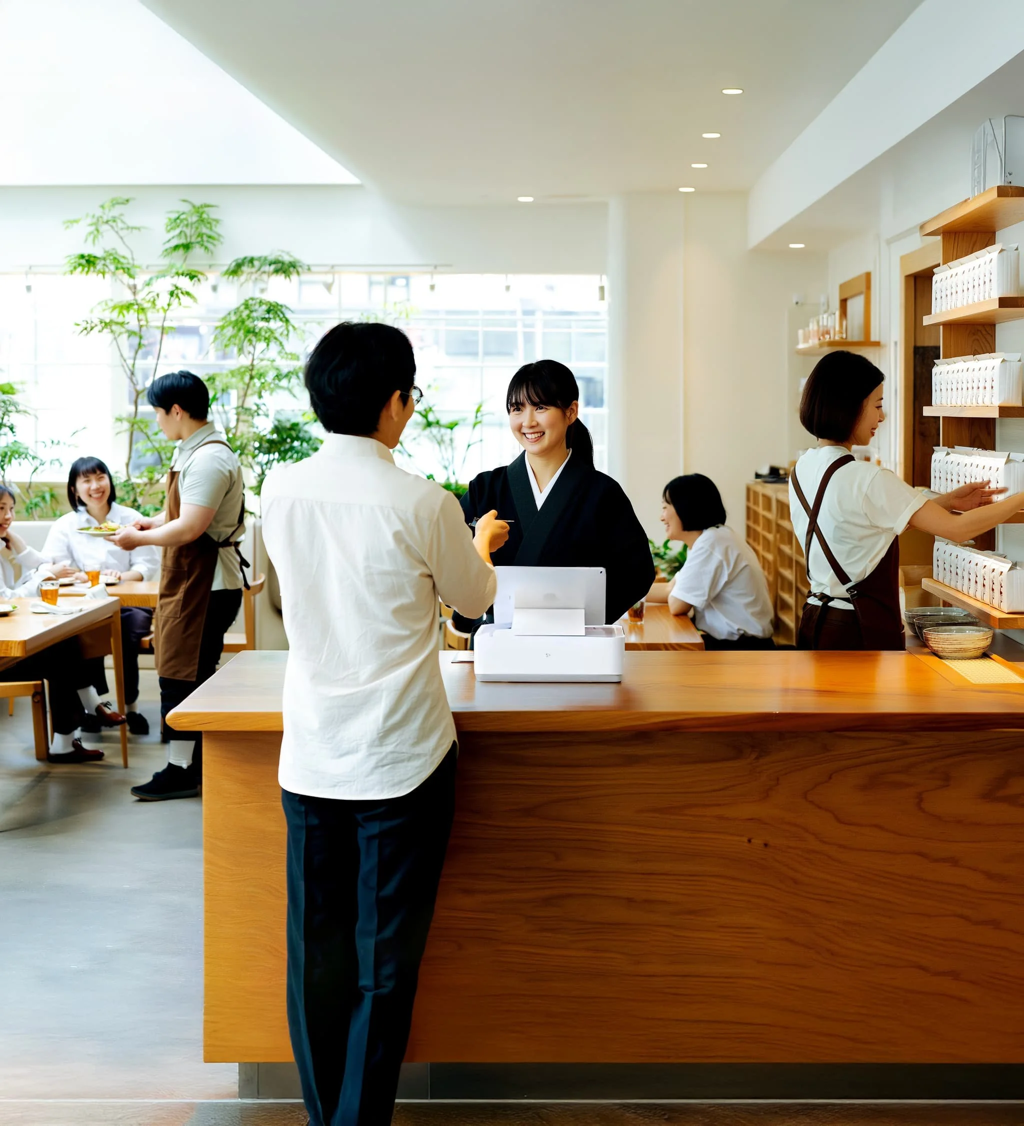 餐廳情境示意圖