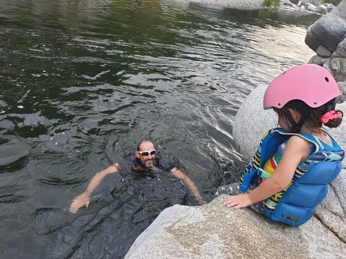 River swimming hole near La Ceiba, Honduras