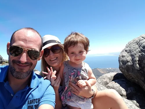 Table Mountain summit overlooking Cape Town