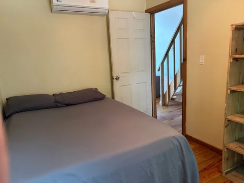 Bedroom in the upstairs apartment